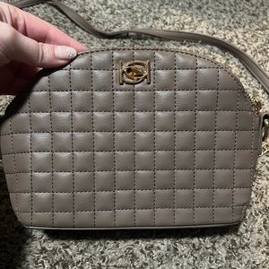 Bebe Bag Brown Quilted Purse